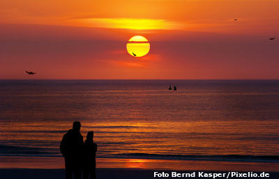 Ein schner Sonnenuntergang